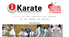 Desktop Screenshot of karate-sv1880.de